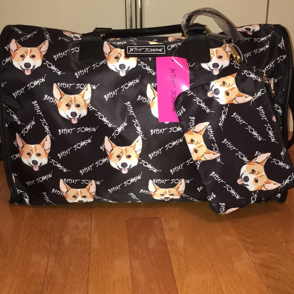 Betsey Johnson Handbags - Betsey Johnson Corgi Weekender Bag